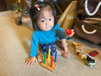 子育てママの整体サロン/施術中のお子様の様子