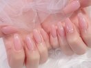 桜ピンクネイル/ワンカラー