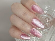 ミュウ(nail&eyelash salon Myu)/マグネット×ミラーニュアンス 