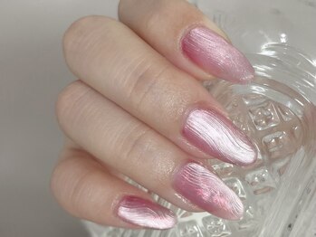 ミュウ(nail&eyelash salon Myu)/マグネット×ミラーニュアンス 