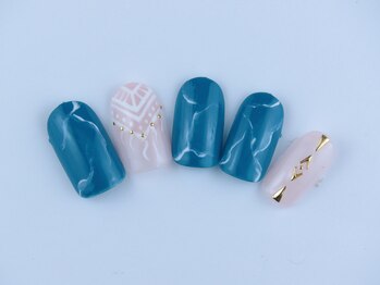 まつげアンドネイル ディアマンローズ(DIAMANT ROSE)/ネイティヴネイル90分6930円