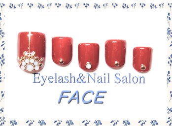 アイラッシュアンドネイルサロン フェイス(Eyelash&NailSalon FACE)/ケア&フットジェル￥5.500