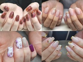 手描き フラワー ニュアンス