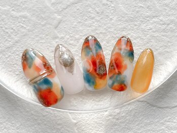 ヴィオラ(VIOLA)/ニュアンス/フラワーネイル