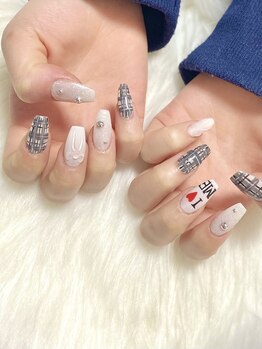 ベルズ(bells)/手書きネイル