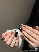 センスネイル(Sense Nail)/秋冬ネイル　エレガントデザイン