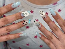 大流行Ｙ2Ｋ☆推し活nail by　yuna[梅田/ニュアンス/パラジェル/韓国］