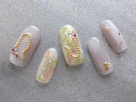インクでニュアンスネイル