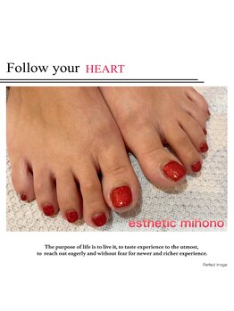 ワンカラーフットネイル