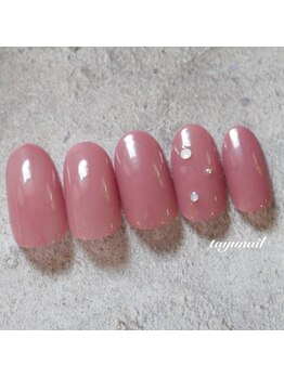 たゆ ネイル(たゆnail)/パラジェル*シンプルネイル