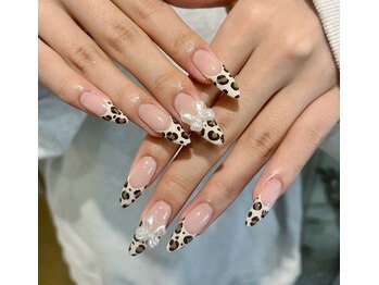 スターネイルプラス 福岡天神西通り店(Star Nail plus)/レオパードフレンチ