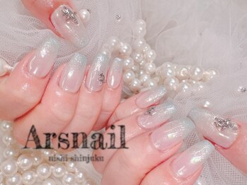 アルスネイル(Ars nail)/オーロラミントグラデーション