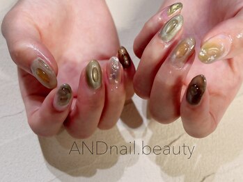 アンドネイル ビューティー(AND nail,beauty)/秋ネイル/マグネット/藤沢