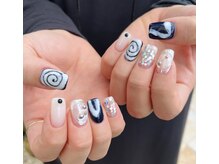 ハズグラスネイル(Haze Grass nail)/個性ネイル