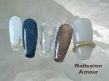 アムールユシマテン 上野湯島店(Amour)/ キラキラ秋のネイルコース¥7980