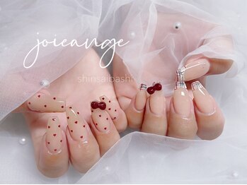 ジョアアンジェ 心斎橋店(joie ange)の写真/美しいフォルムで自然な指先に◎長さ出しで爪の悩み,コンプレックスも改善！アプレ/チップ/スカルプあり★