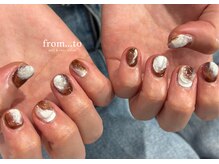 フロム トゥ(from to)/ニュアンスネイル