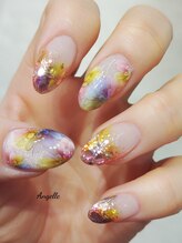 アンジュレ(Angelle)/ガーベラネイル