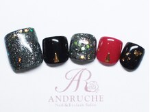 アンドルーチェ 芦屋モンテメール店(ANDRUCHE)/ギャラクシーフットネイル