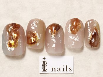 アイ ネイルズ 天神店(I nails)/シアーマットインクネイル¥7500
