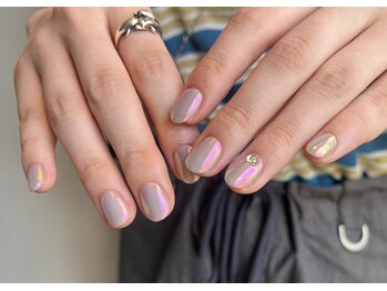 ダブリューアイラッシュ 中野(W.eyelash)/オーロラネイル(パーツ別途料金)