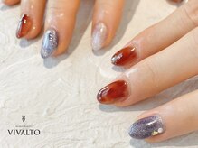 ワールド ビューティ ヴィヴァルト 宝塚店(WORLD BEAUTY VIVALTO)/秋ネイル/マグネットネイル