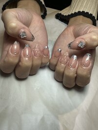 キルティング×ガラスフレンチ