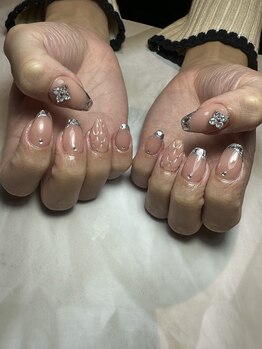 キルティング×ガラスフレンチ