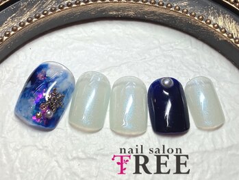 ネイルサロン トゥリー(TREE)/フット親指アートコース¥7800