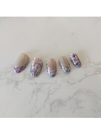 おとな★ツイードネイル