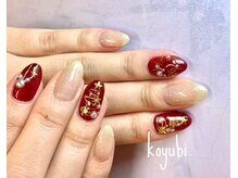 コユビ(koyubi.)/クリスマス隠れミッキーネイル