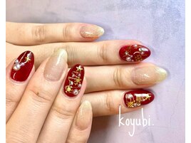 クリスマス隠れミッキーネイル