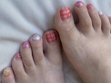 アトリエ フェム(atelier.fem)/チェックフットネイル♪