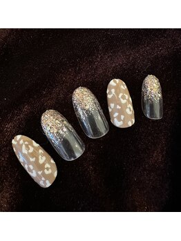 レイネイル レイアイ レイエステティック 扶桑店/レオパードラメネイル