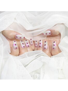 アン ジョーヌドラゴ/【自爪ネイル】オーロラネイル