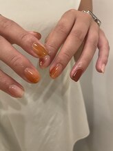 ザラボアングゥ(The Labo ungu)/オレンジニュアンスネイル