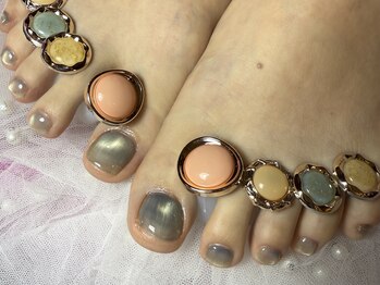 マイネイル(M.nail)/フットマグネットワンカラー