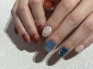orange × blue