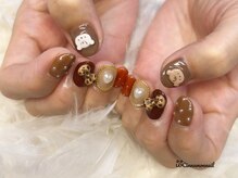 シナモンネイル(cinnamonnail)/くまネイル