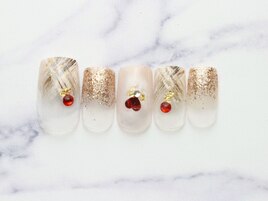 紗々バレンタインネイル全￥7980