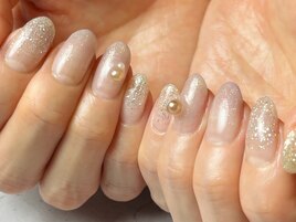 フラッシュネイルでキラキラ