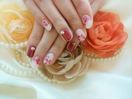 ボルドーフラワー