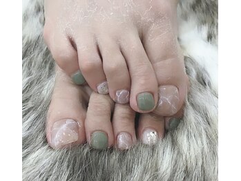 リリカネイル(Ririka nail)/フットゴージャスデザイン