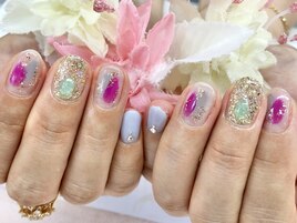 立和名/エスニックカラーnail