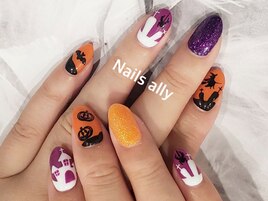 ハロウィンネイル