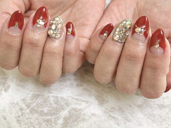 ネイルサロン シェリス(Nail Salon CHELICE)/ビジューネイル