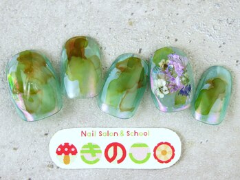 ネイルサロン きのこ/選べるデザインLコース
