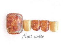 ネイル アアルト 本厚木駅前店/フットシェラックアートコース