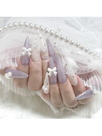 パープル×ホワイト♪フラッシュ