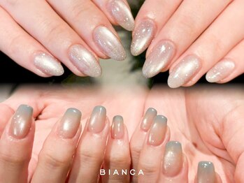 ビアンカ 東京ドームラクーア店(Bianca)の写真/シンプルなニュアンスがお洒落♪話題のマグネットネイルも!色変更OK!Life styleに合わせて選べるデザイン